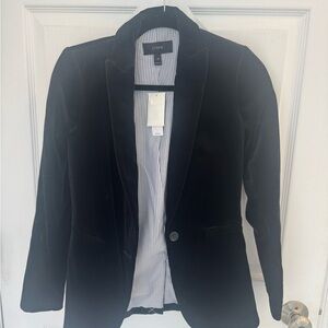 J.Crew Midnight Velvet Jacket